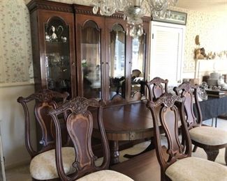 Dining room chairs and table