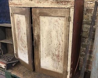 Painted wall hanging cabinets 