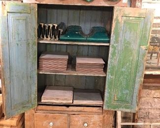 Terra Cotta tiles cabinets 