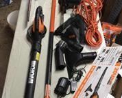Electric Remington Versa Saw, Remington Pole saw with pole and a Worx Air kit.