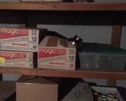 A large lot of canning jars , lids, wax and more