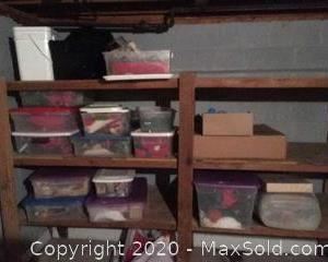 Huge lot of Christmas decorations and more. Bins are included