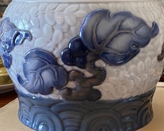 Fanny Garde Danish leaf relief Art Nouveau 