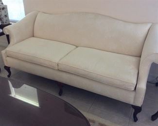 Bassett Chippendale Sofa, 82" L. 