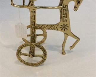 Chariot Horse, 7 3/4" H. 