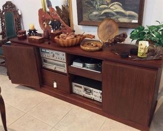 Mid-Century Modern Stereo Console