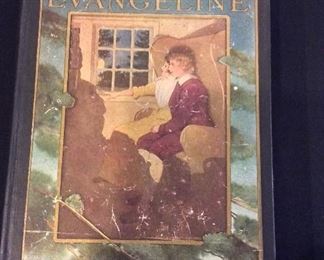 The Story of Evangeline, Adapted from Longfellow by Clayton Edwards with the Original Poem, Illustrated by M.L. Mark, Frederick A. Stokes Company, 1913.  