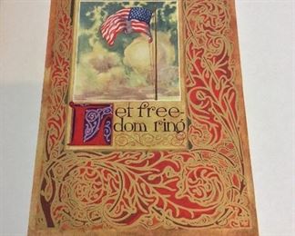 My Country: An Illustrated and Illuminated Version of the American National Anthem by Walter Tittle, The Tandy-Thomas Company.