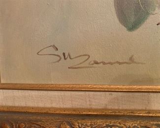 Original Oil Painting signed Suzanne