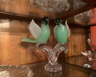 Murano Glass Birds 