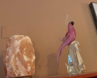 Salt Rock & Murano Bird - broken