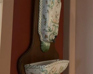 Vintage Italian Lavabo Wall Fountain