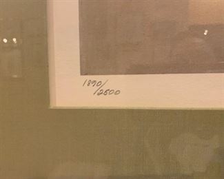 President John F. Kennedy Portrait by Norman Rockwell Limited Edition 
