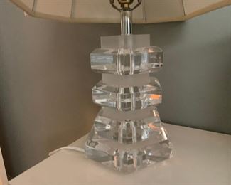 Mid Century Acrylic Lamp