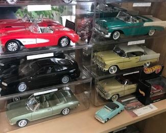 franklin mint 1:24 cars and other brands hundreds of cars available