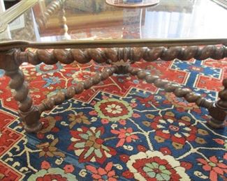 Heriz Rug  about 18.8 x 11.4  