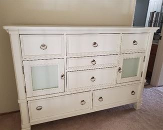 POTTERY BARN STYLE WHITE DRESSER