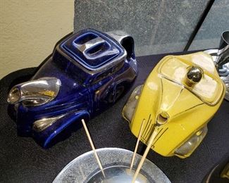 1920'S TEA POTS PURCHASED IN LONDON