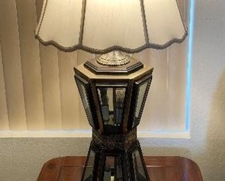 Reclining Sofa and Matching Chair, Pair End Tables, Pair Table Lamps w Matching Floor Lamp