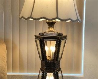 Reclining Sofa and Matching Chair, Pair End Tables, Pair Table Lamps w Matching Floor Lamp