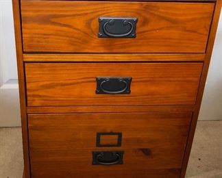 3 Drawer End Table x 2