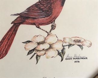 Art Gary Maglinger 1976 "Cardinals" 