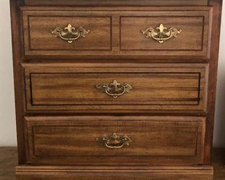 Bedroom Set: Dresser, Nightstand and Matching Corner Desk