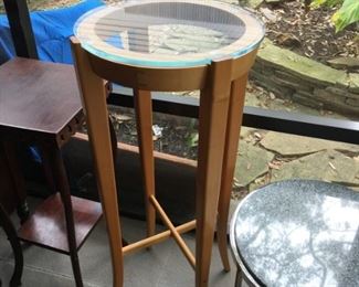 Roger Deatherage custom pedestal stand