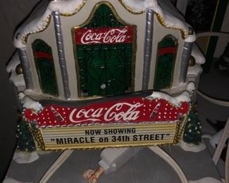 Hawthorne Village Coca Cola Christmas theater....