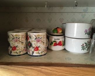 . . . a nice set of mugs and soup bowls