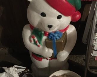 . . . a plastic Christmas bear