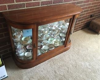 This curio retailed for $600.00 -- a great place to display your favorite collection.  The last one I sold was going to be used as a TV stand -- not a bad idea.