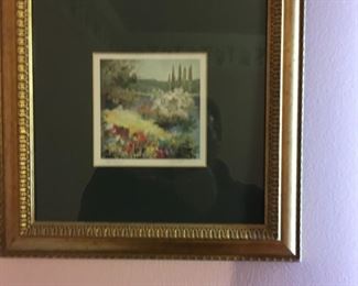 . . . one of the many pieces of framed art to choose from.