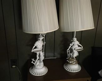 . . . I love this pair of lamps from the art-deco period.
