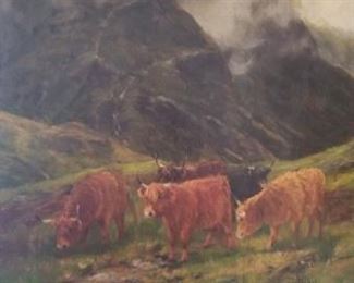 Orginal Oil Painting Livestock