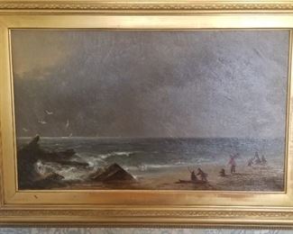Original Oil Painting Oceanscape