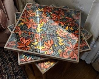 Tile nesting tables