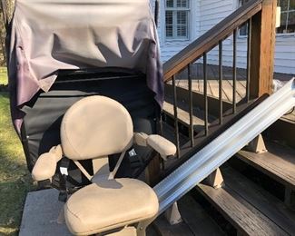 Bruno Stair Lift. Approx 2 years old. 400lb capacity (Elite)
Rated fir outdoor use. 