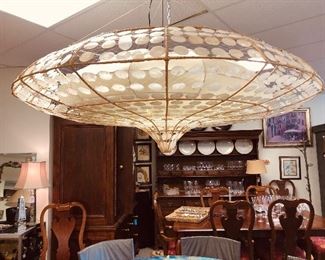 Large shell chandelier! 