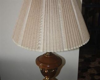 BRASS LAMP 33 " TALL $40