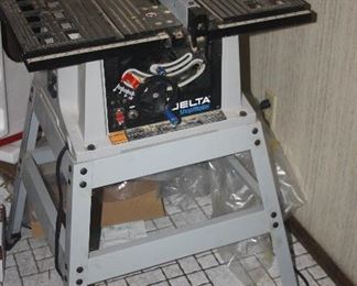 DELTA SHOPMASTER TABLE SAW 10 INCH   $135