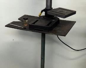 Central Machinery 8" Keyless Drill Press On Metal Stand, Motor: 120 VAC, 60 Hz, 1/3 HP, 1750 RPM, 3.6 Amps (With Load); Spindle Speeds 620, 1100