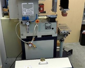 Reisch And Associates Super Printer/Pad Printer With 4" Plate, With Lighted Plate Box Model BPL-1220, Includes Ink & Fixtures