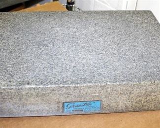 Granitru Rahn Granite Surface Plate - 12" x 18" And Steel Surface Plate - 14" x 14"