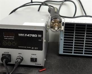 Hakko Desoldering Tool, Model 472D; And Pace FumeExhauster