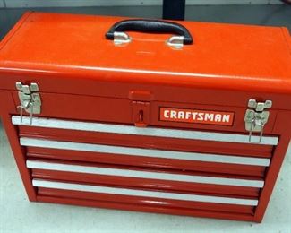Craftsman 4 Drawer Portable Toolbox With Lid Storage, Includes Hand Tools