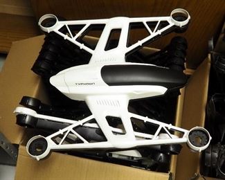 Yuneec Airframe Assortment Including Typhoon Q5004K Uppers (Qty 17) And Lowers (Qty 9), Q500 (Qty 2)