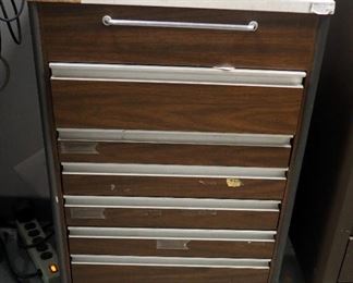 6 Drawer Storage Cabinet - 32" x 20.5" x 19"; Contents Include Hardware