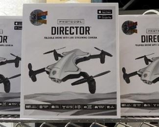 Protocol Director Foldable Drone With Live Streaming Camera, Qty 5