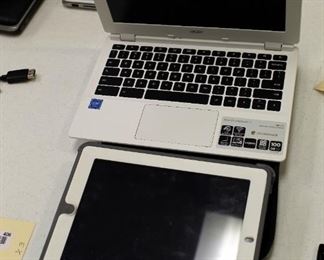 Acer Chromebook 11; And Apple iPad 16GB, Model A1395, With Otterbox Case (Powers On)